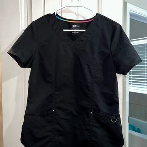 Black. Small. Scrubstar top